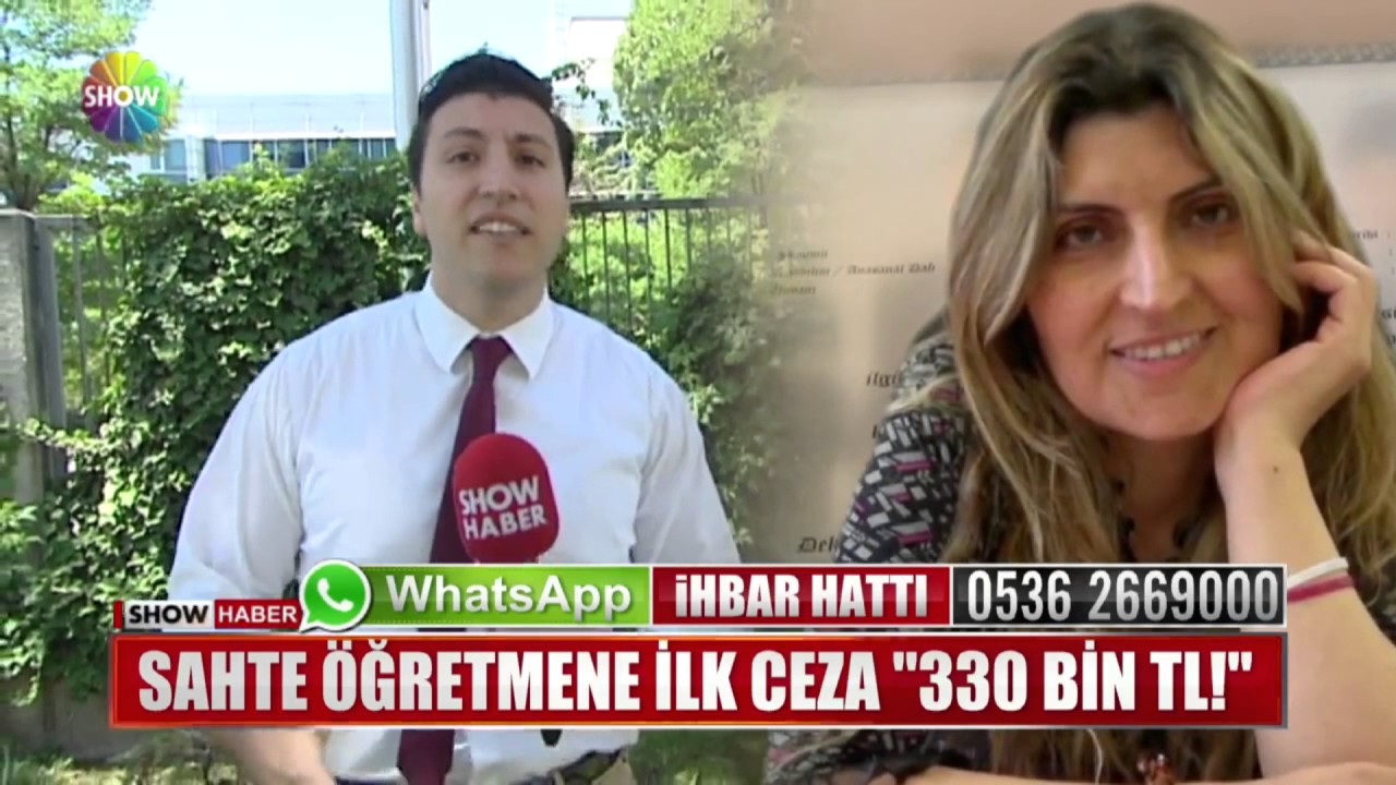 Sahte öğretmene ceza 