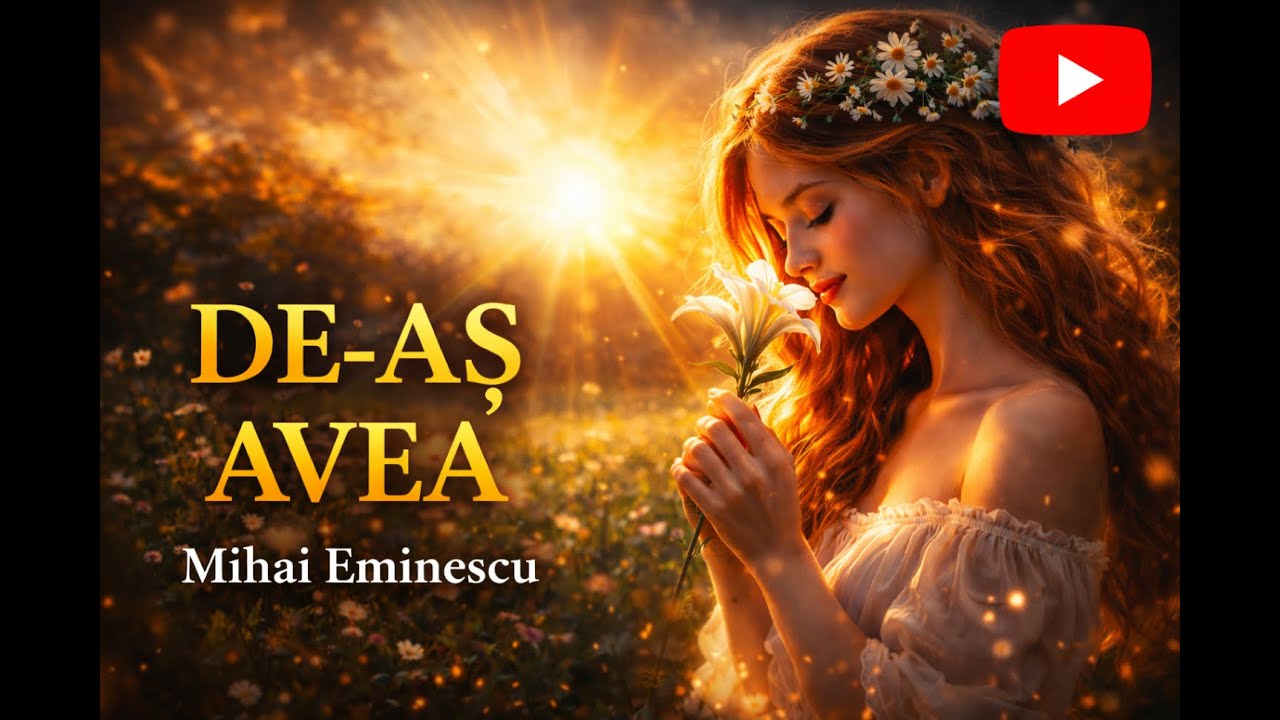 De-aș avea – Mihai Eminescu | Poezie românească de iubire și visare | Muzică lirică