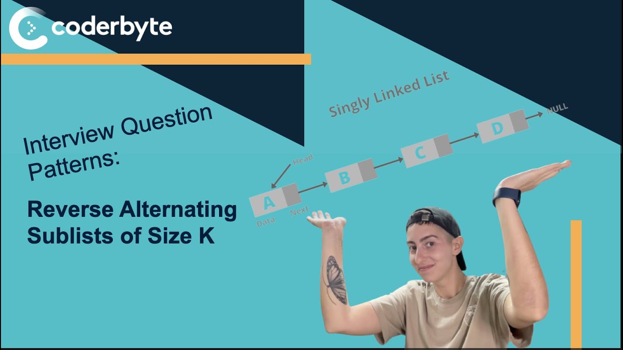 How to Reverse a LinkedList In-place by Alternating K Sublists