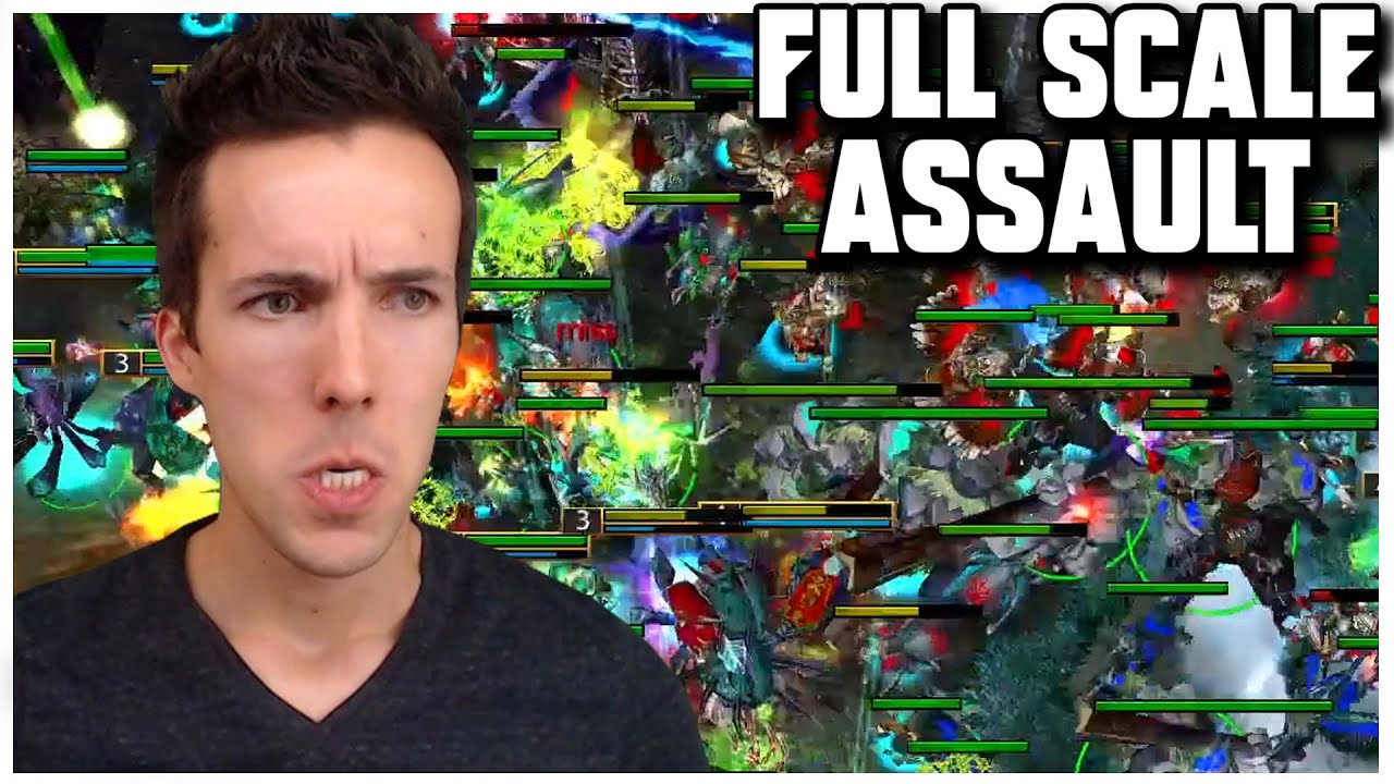 Grubby | WC3 4v4 | Full Scale Assault!