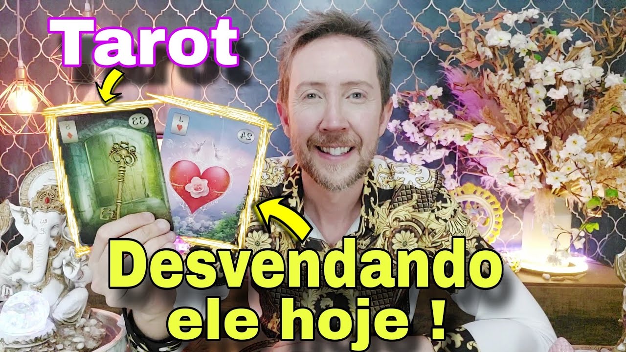 Desvendando ele hoje ! O que ele esconde de voc&ecirc; ?O que ele pensa , sente e pretende fazer ?Tarot
