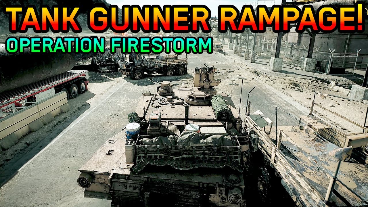Battlefield 6 - Epic Tank Gunner Rampage on Operation Firestorm! #battlefield6