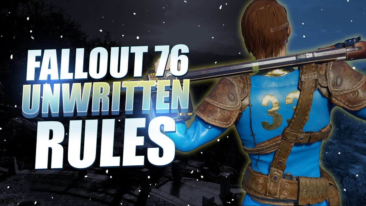 You NEED To Know These Unwritten Rules Of Fallout 76! // The Best Tips And Tricks From Reddit!