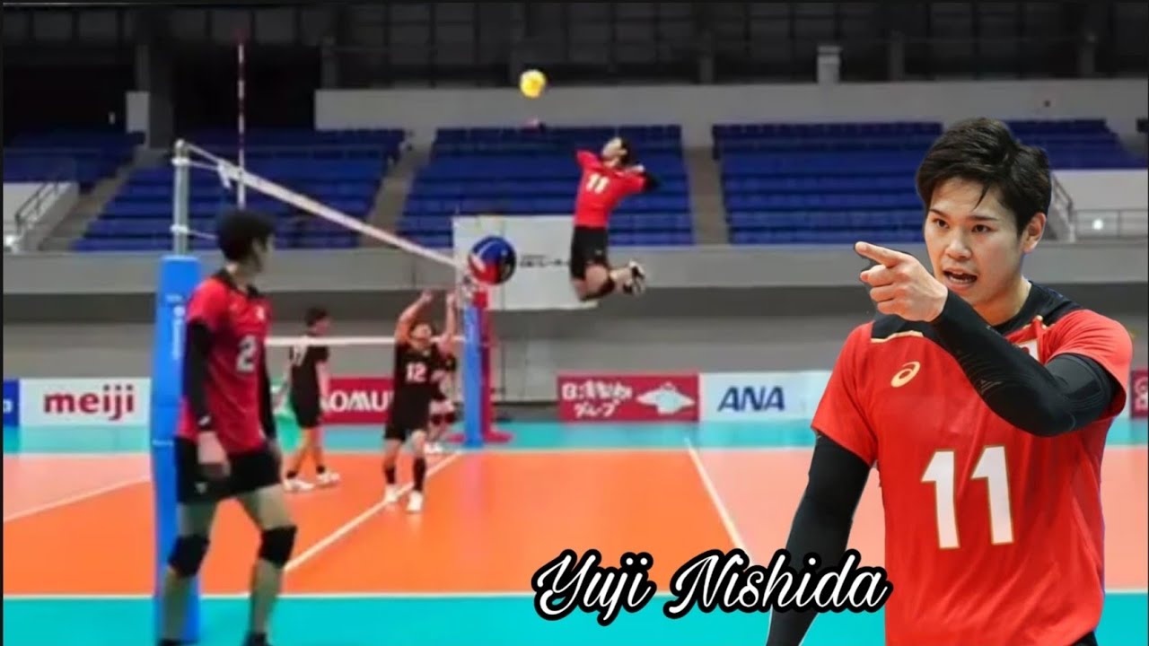 Mengerikan❗Smash Pemanasan YUJI NISHIDA dan ISHIKAWA yang Sebenarnya Kayak PELURU !!
