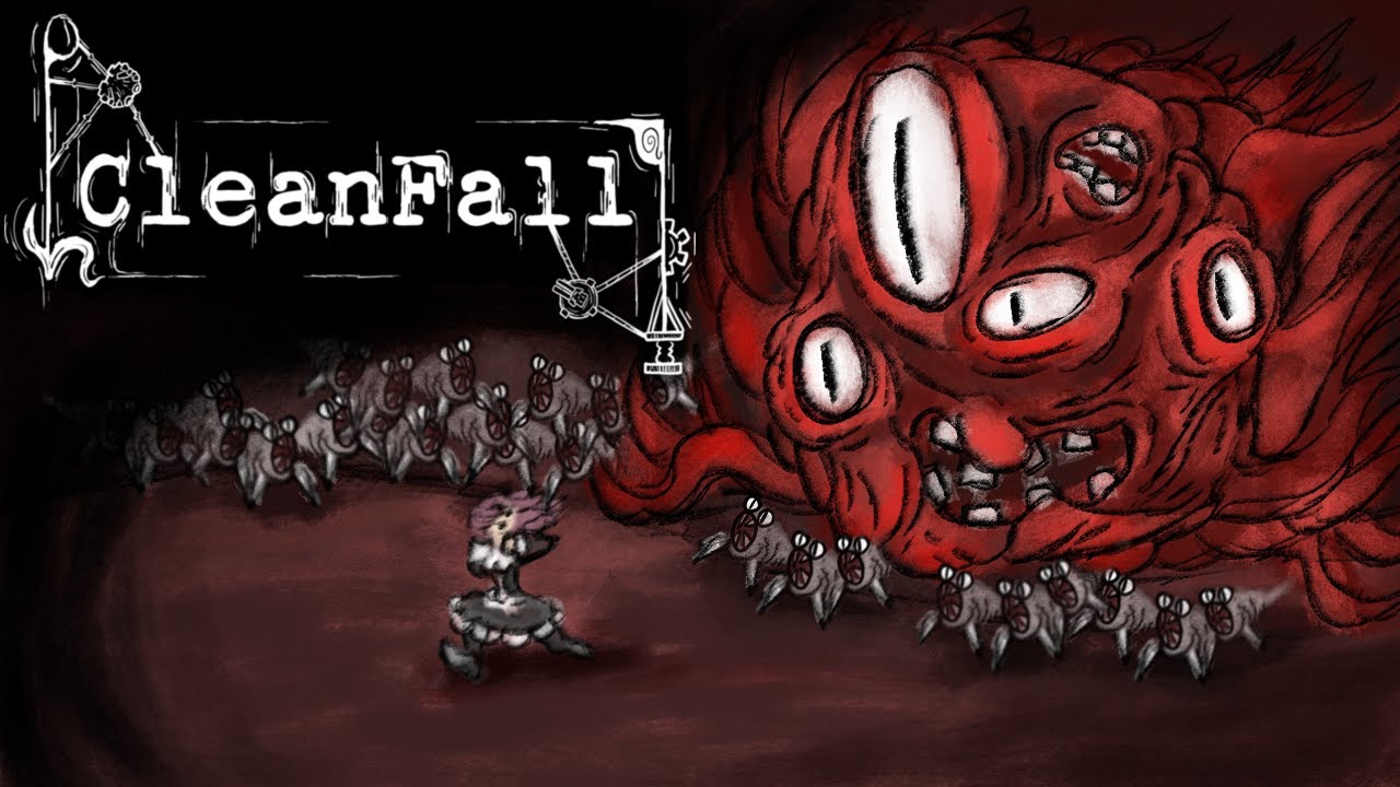 CleanFall Reveal Trailer - Noita and Terraria Inspired Open World Digging Themed Survival Roguelike