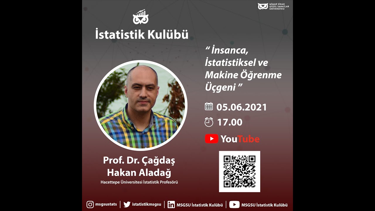 İnsanca, İstatistiksel ve Makine Öğrenmesi Üçgeni - @ÇağdaşHakanAladağ