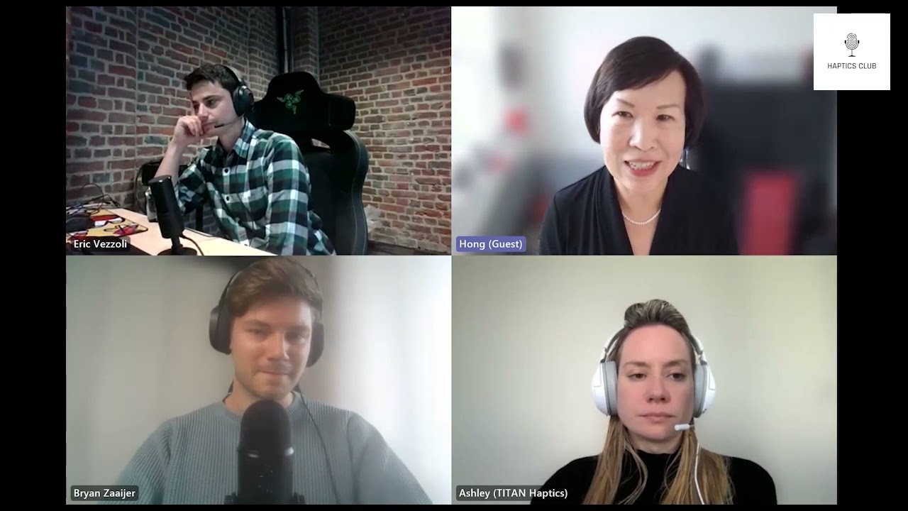 Haptics Club #42 with Hong Tan, Lead Haptics Scientist at Google
