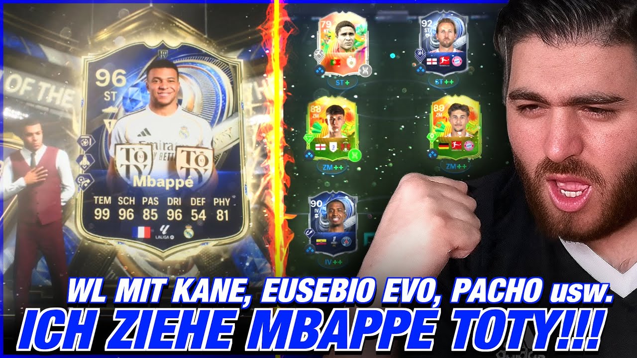 OMG?!? ICH ZIEHE MBAPPE TOTY!! 😱 WIR TESTEN HARRY KANE UND PACHO 🔥 RTG WL | EAFC 26