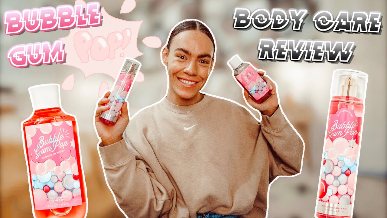 Bath and Body Works Bubble Gum Pop Body Care Review