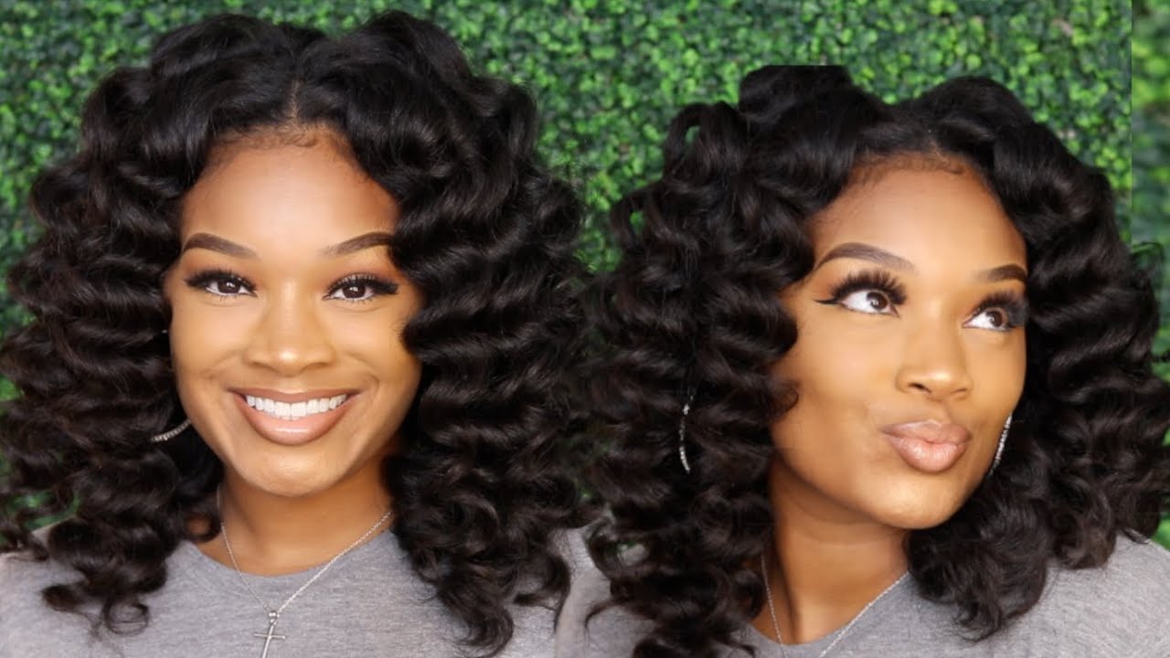 Easy Wand Curls On Blow Out Natural Hair !