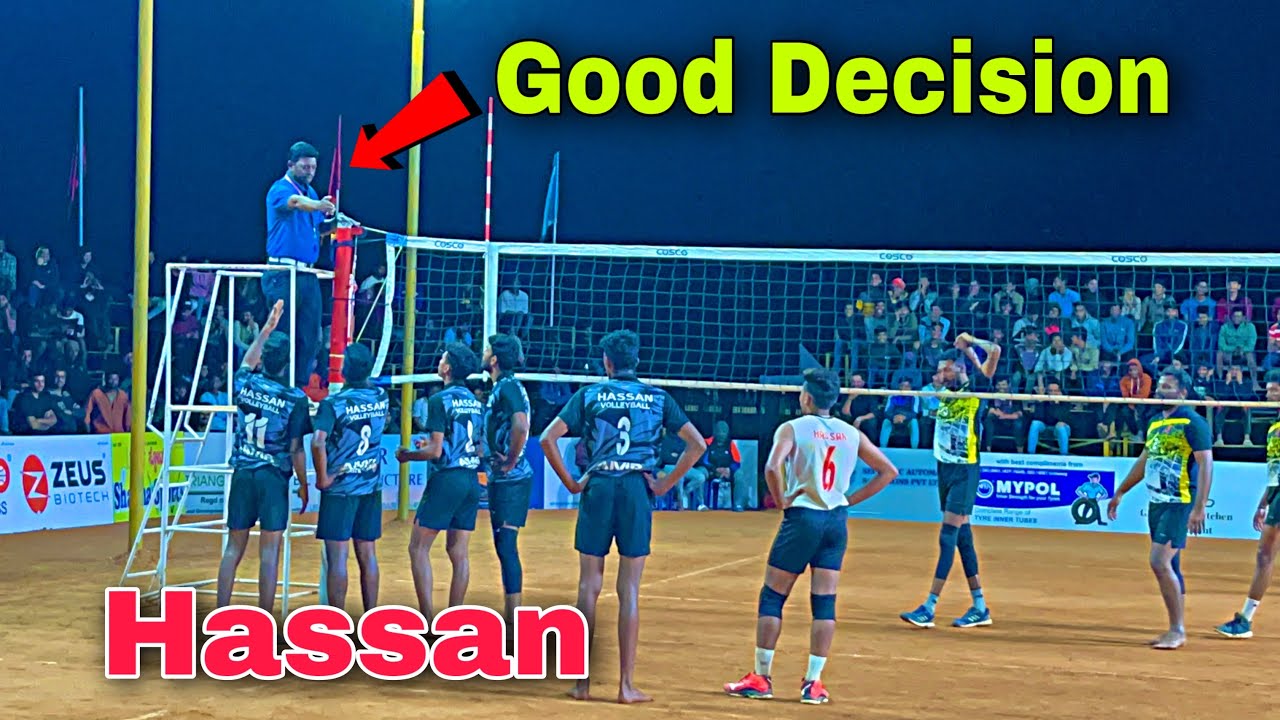 Good Decision 👌 Great Umpire 💥 Hassan Vs Bangalore Central 💥 Set 2 | Senior State Championship