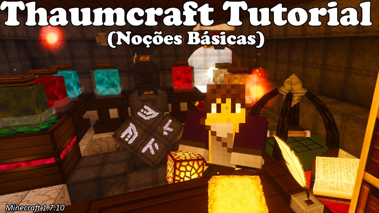 SOU UM MAGO?! - Tutorial Thaumcraft (Básico)