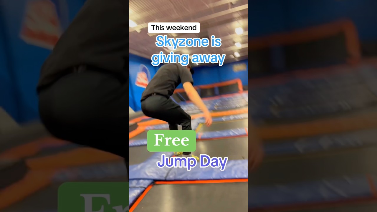 Free Jump Day at Skyzone this weekend&hellip; (Sunday, April 20th)