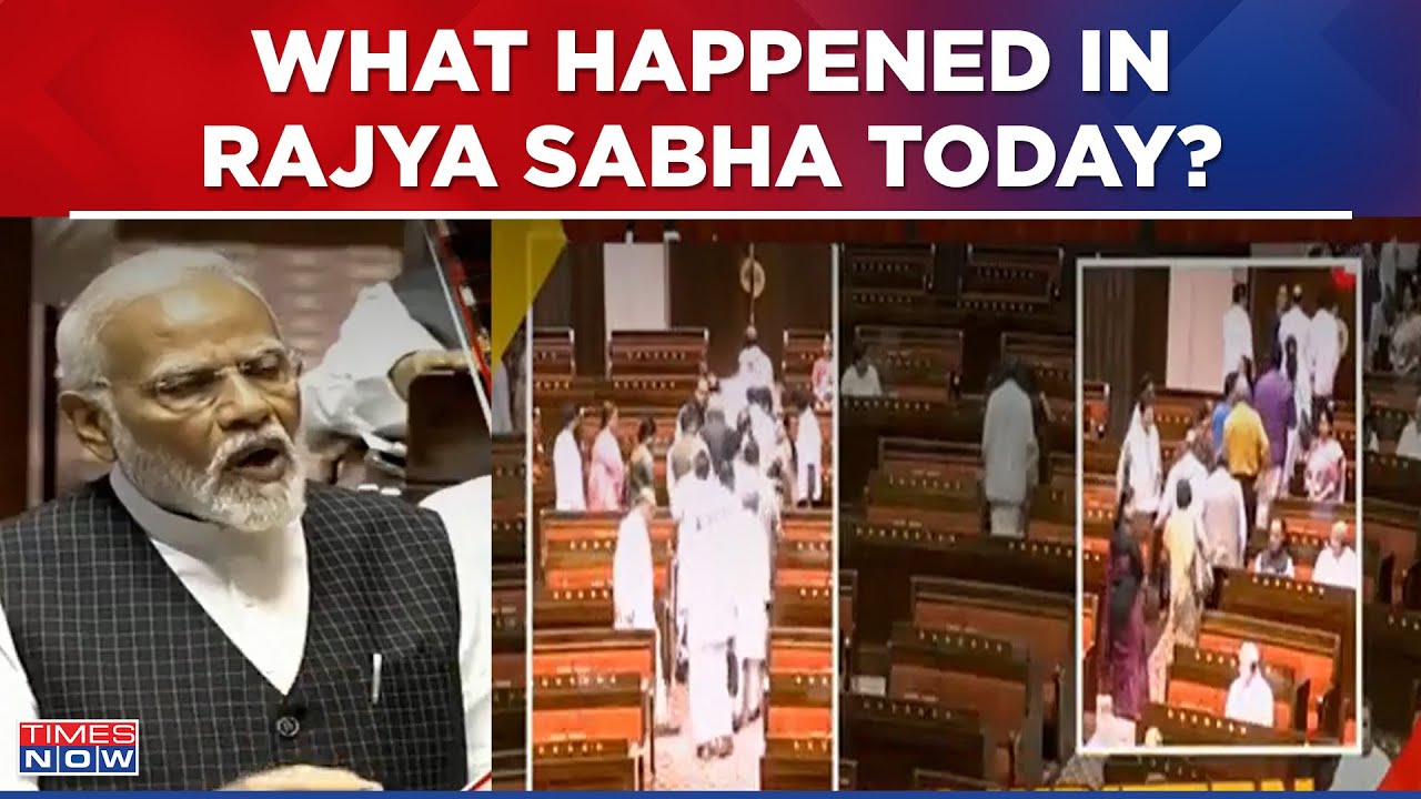 Prime Minister Narendra Modi Launches Sharpest Attack On Opposition Over House Disruption & Walkout
