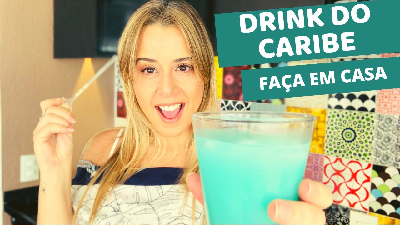 DRINK DO NAVIO DO CARIBE - FA&Ccedil;A EM CASA!