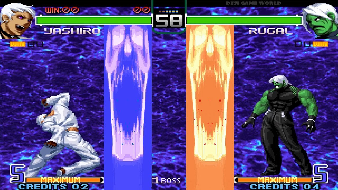 The King of Fighters 2002 Magic Plus Super Remix Orochi Yashiro Gameplay