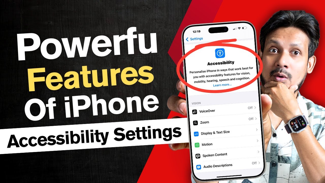 iPhone Accessibility Features You Didn't Know Existed! In Hindi 