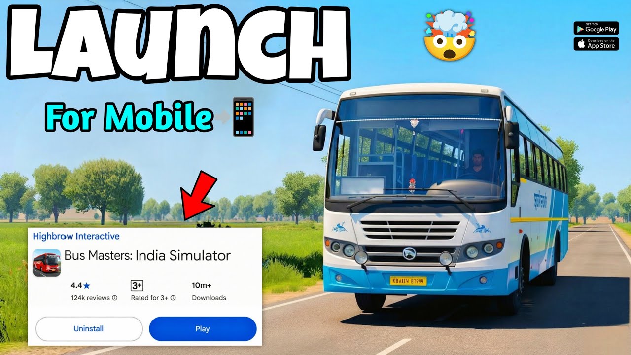 Запуск нового симулятора Bus Masters India🤯 Скоро в Playstore🔥✅