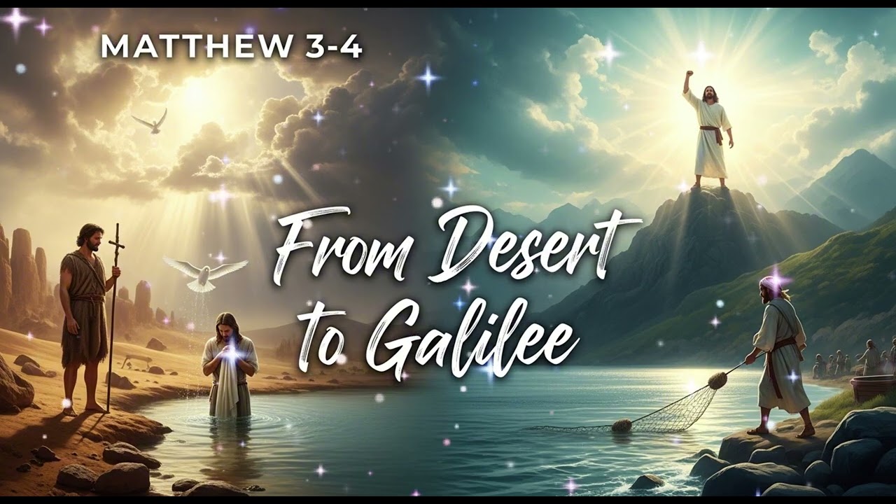 MATTHÄUS 3 - 4 | MESSIAS REISE: Die entscheidenden Momente Jesu neu erzählt! 🕊️🔥