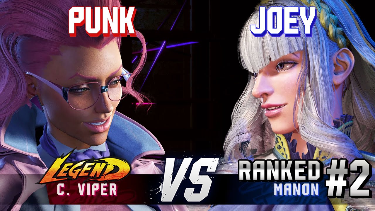 SF6 ▰ PUNK (C.Viper) vs JOEY (#2 Ranked Manon) ▰ High Level Gameplay