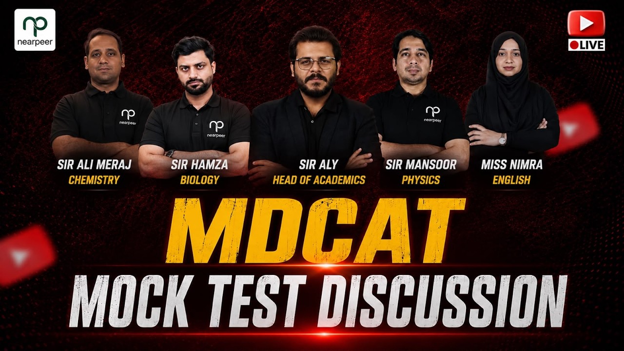 MDCAT Mock Test Discussion | Complete Paper Solutions & Detailed Explanation