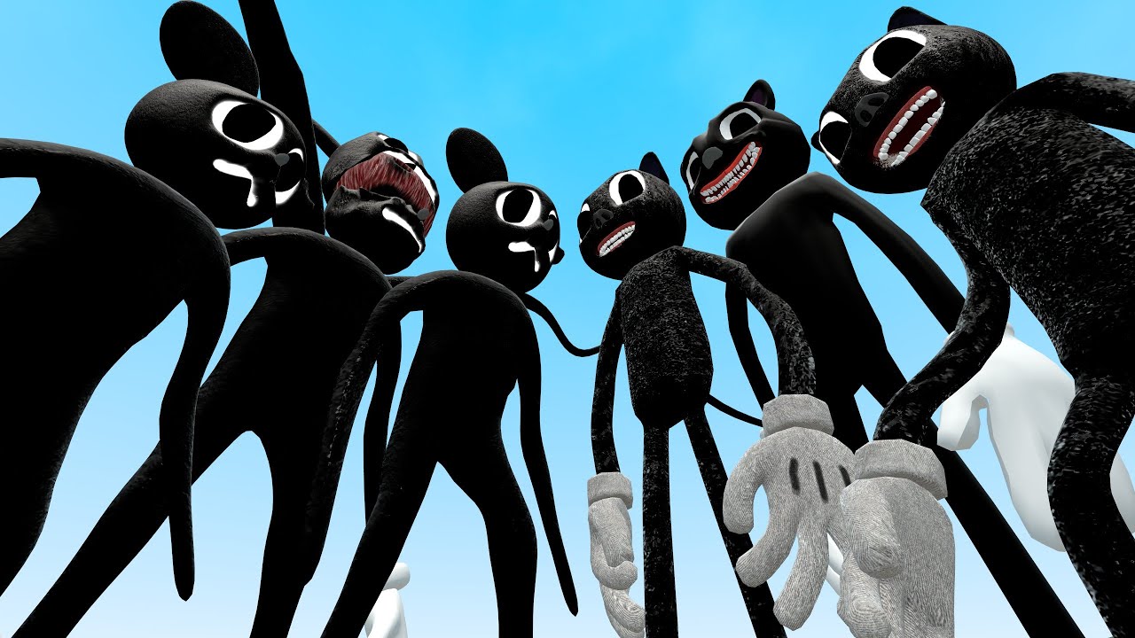 NEW TEAM CARTOON MOUSE VS TEAM CARTOON CAT!! Garry's Mod [Cartoon Cat Trevor Henderson]