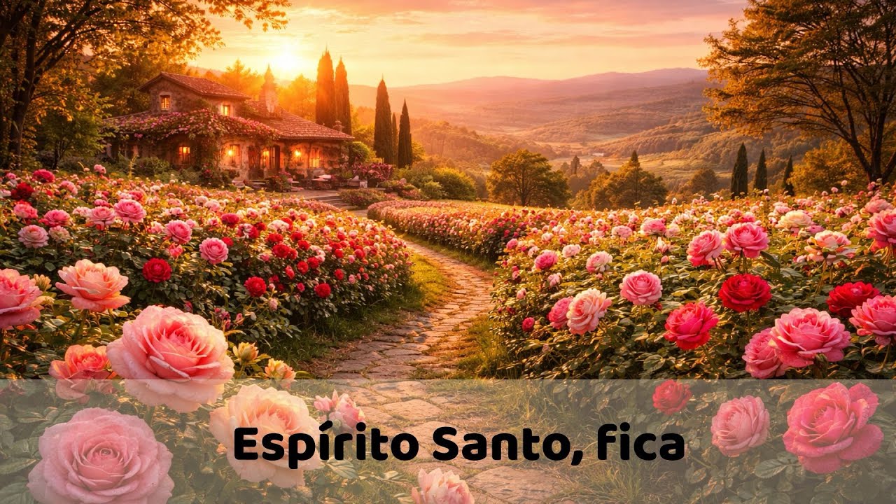 🎶Espírito Santo, Fica | Oração Cantada Cristã