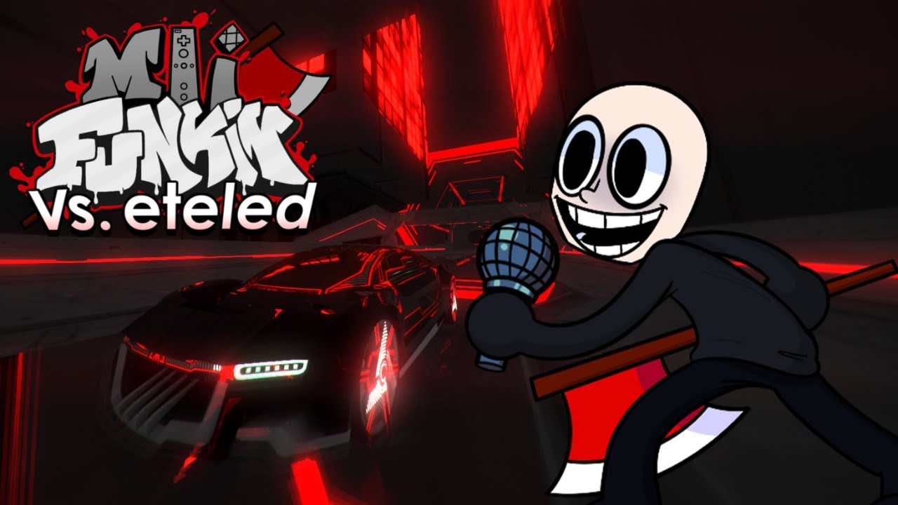 FNF Diagraphephobia But You're Racing For Your Life - Mii Funkin' Vs Eteled Music Over Distance