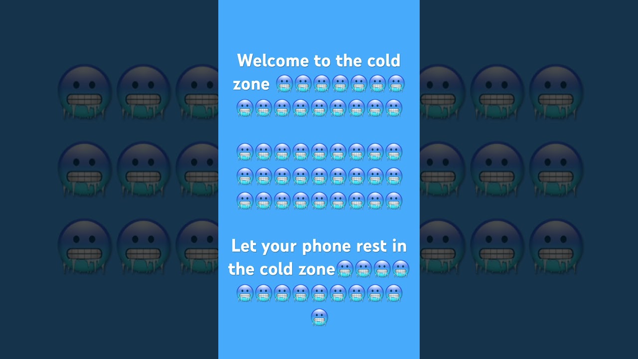 Cold zone 🥶 🥶 🥶