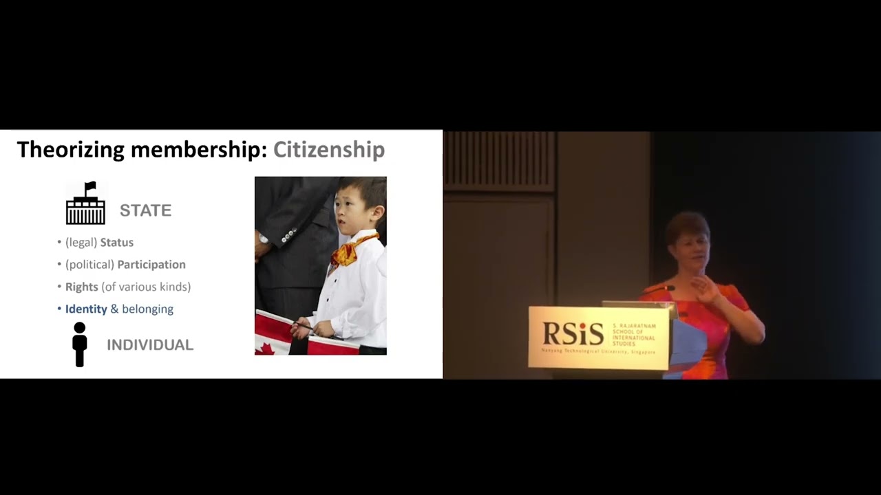 RSIS Public Lecture by Professor Irene Bloemraad 20 Jan 2026