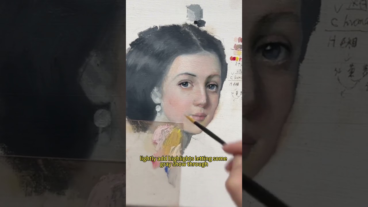 Классические техники живописи: гризайль и лессировка #искусство #маслянаяживопись #тоныкожи #лесс...