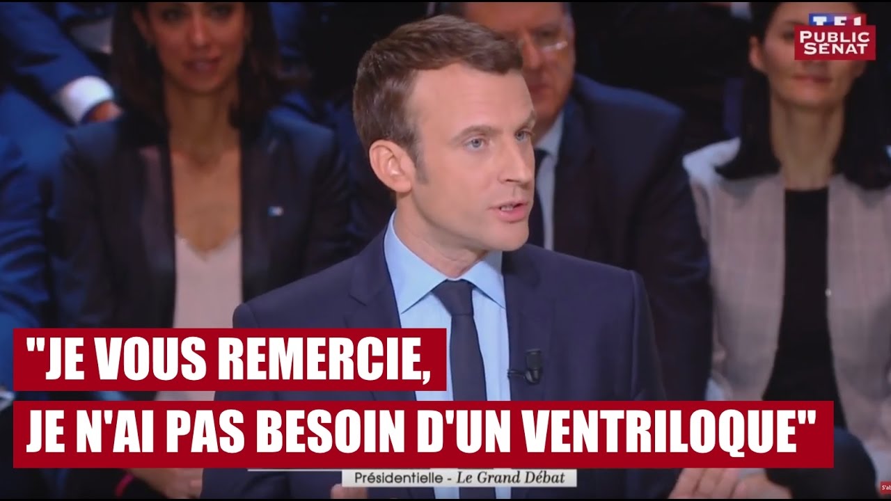 Macron à Le Pen : « je vous remercie, je n'ai pas besoin d'un ventriloque »