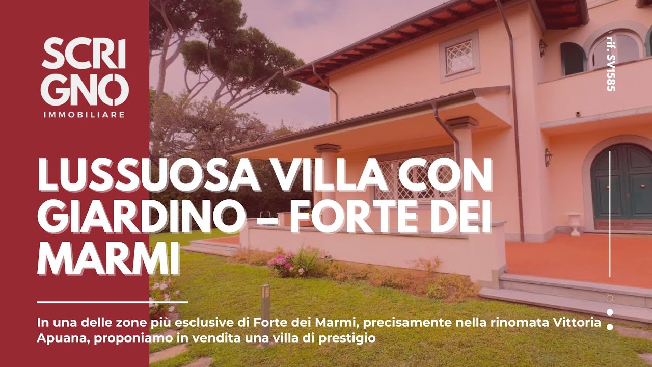 Lussuosa villa con giardino - Forte dei Marmi - SV1585