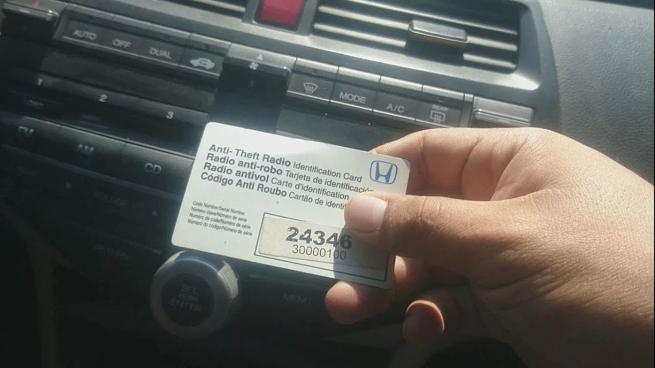 Como Ingresar Codigo Estereos Honda / JMK