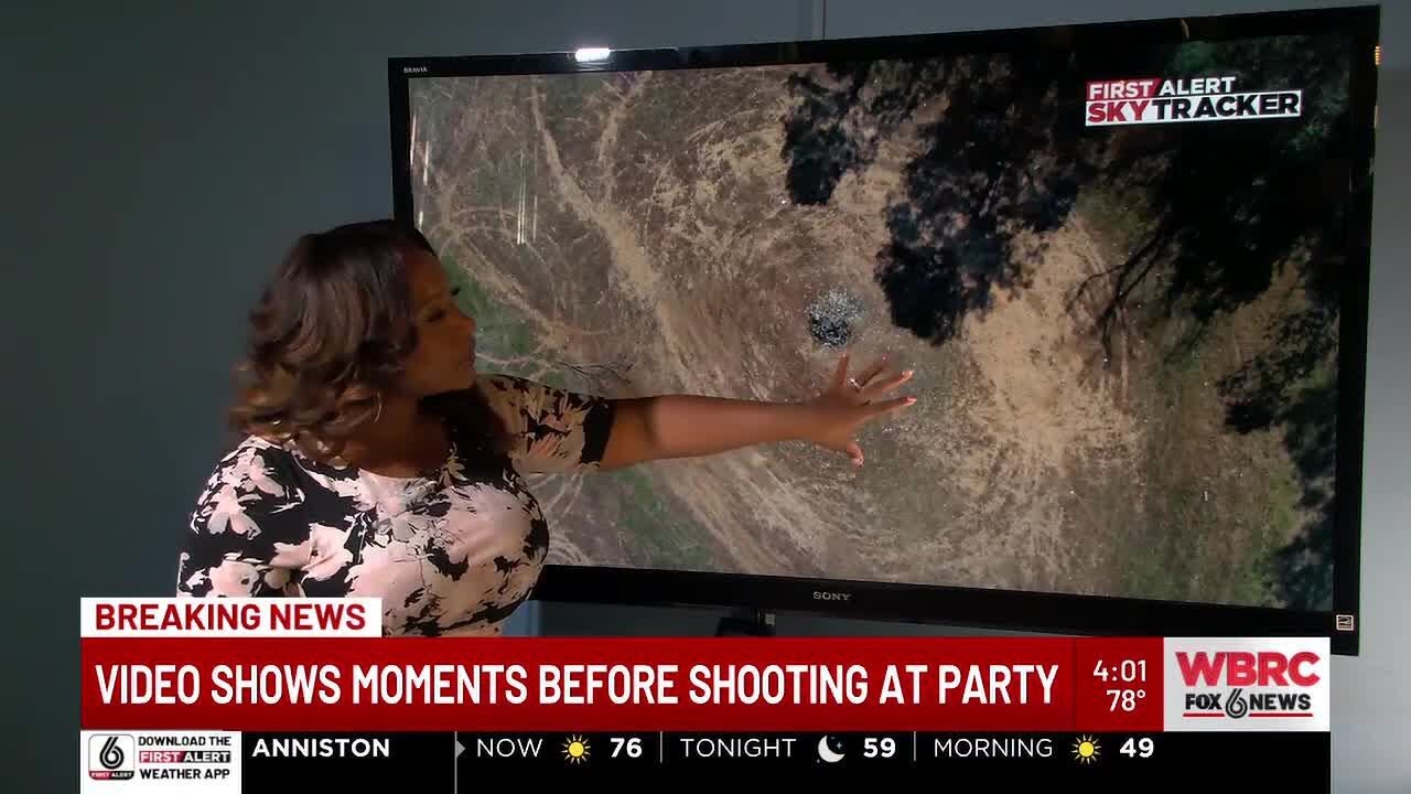 Video shows moments before shooting at party