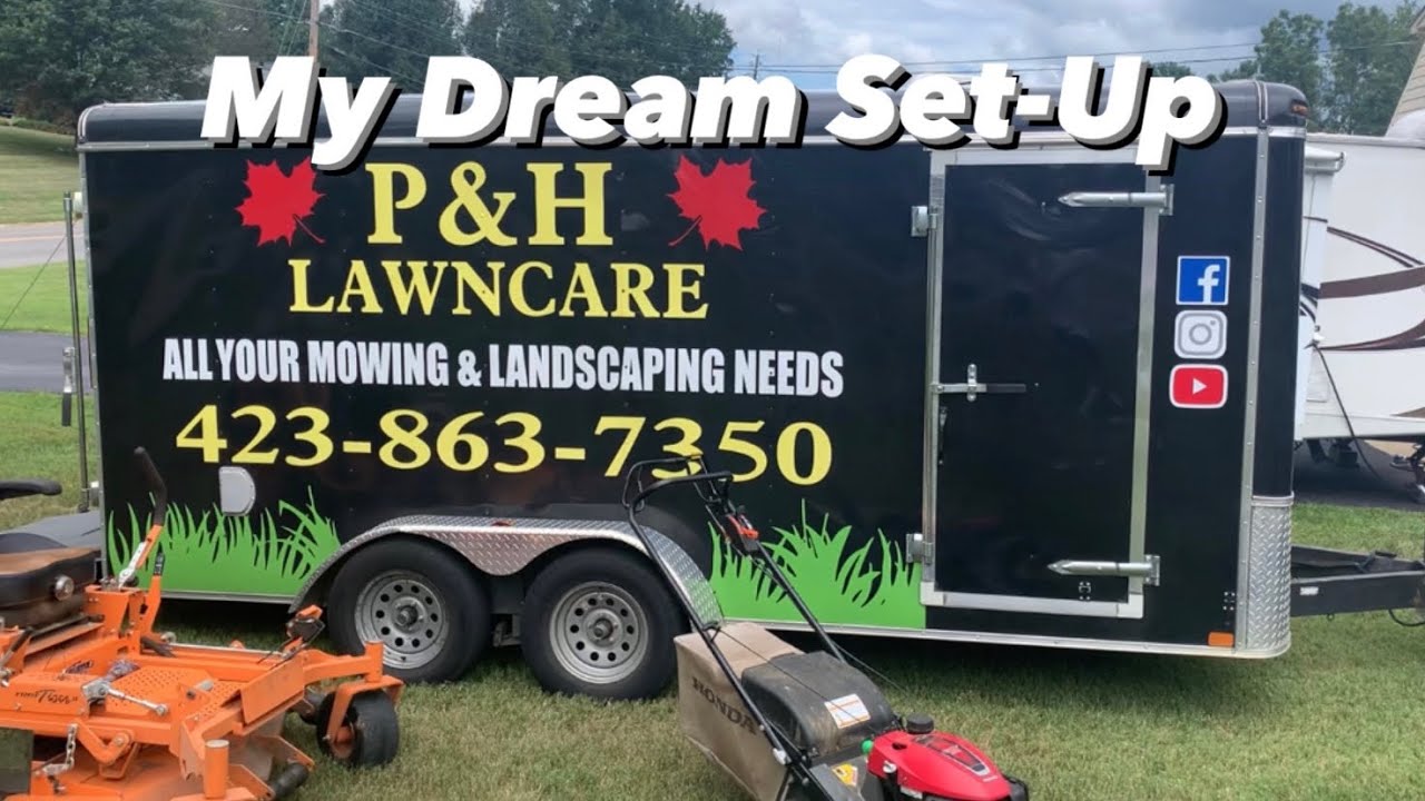 2021 Solo Lawn Care Trailer Set-Up￼