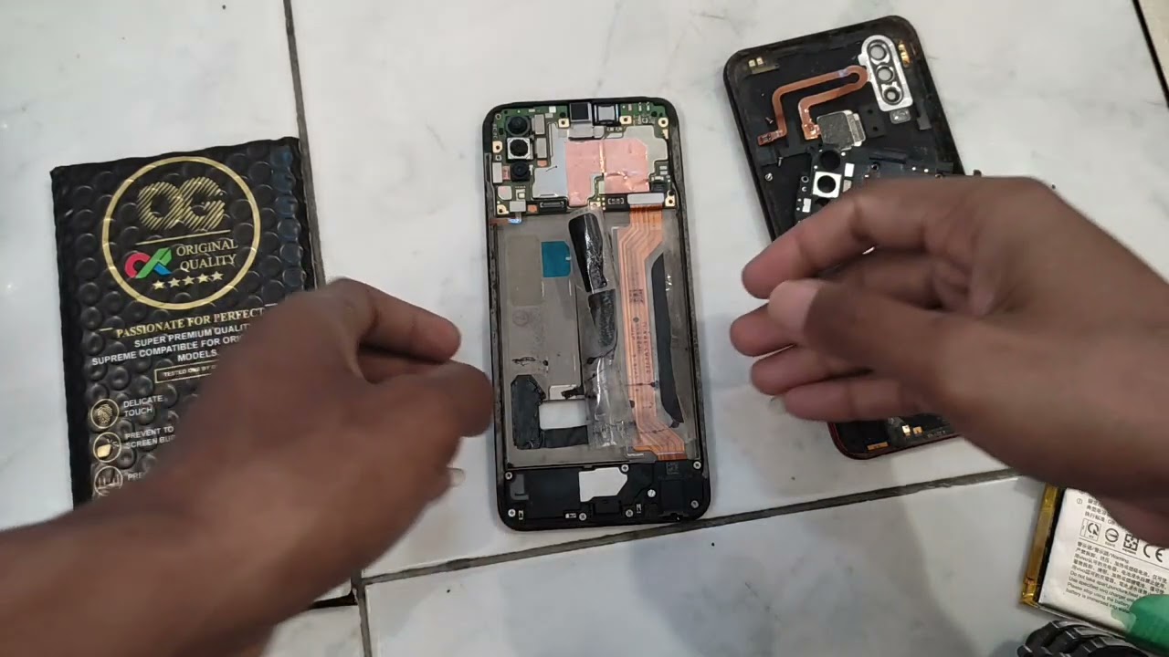 vivo y12 layar hitam