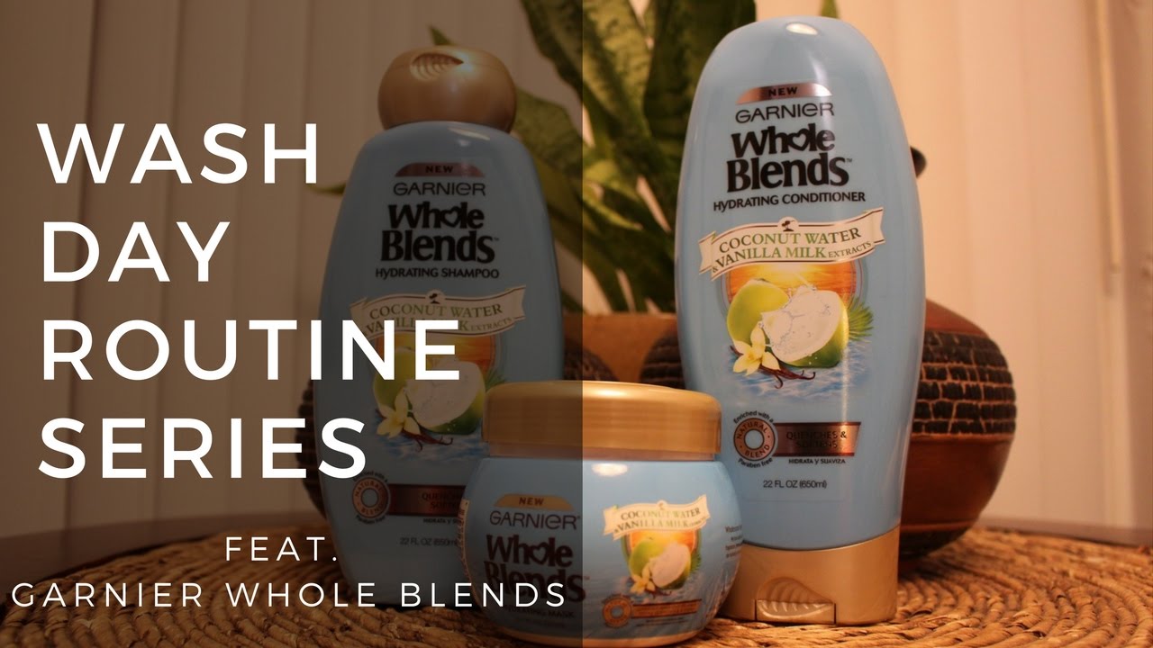 Natural Hair Wash Day Routine feat. Garnier Whole Blends