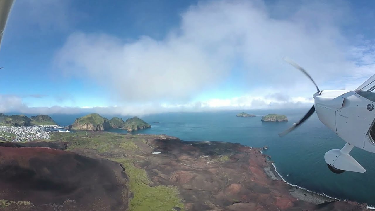 Eyjar brottför og koma