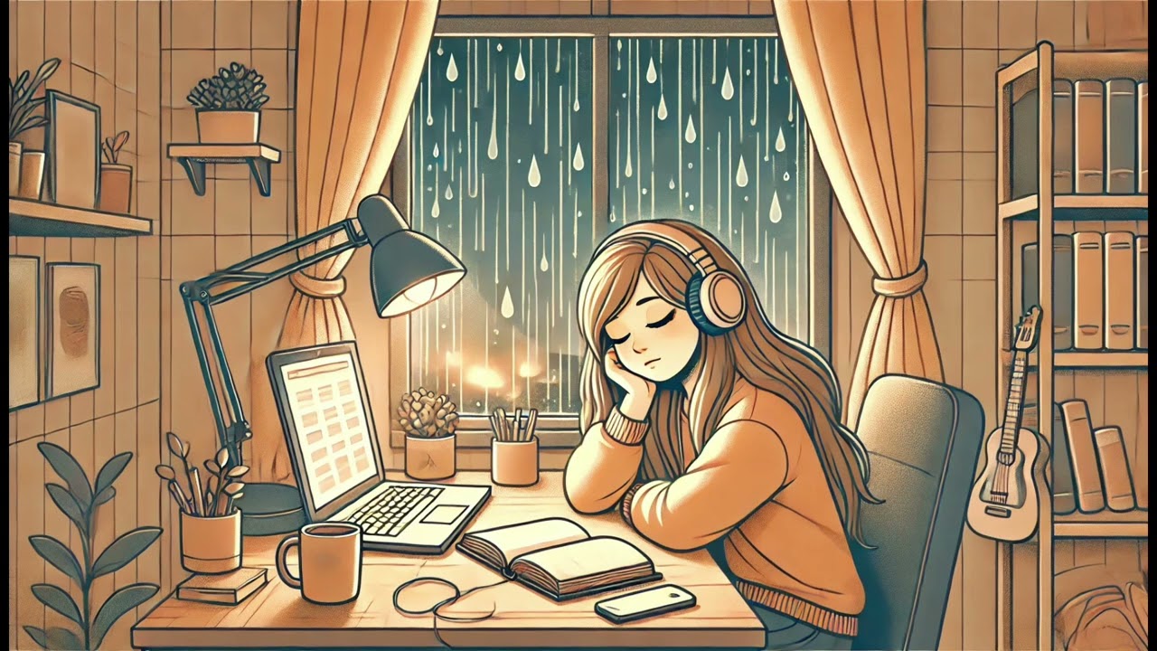 LoFi Music - Drizzly Beats ( 1 Hour )