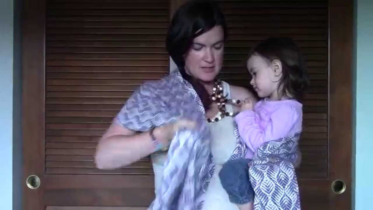 Hip Scoot Tutorial for Woven Wrap Back Carries (fully captioned)