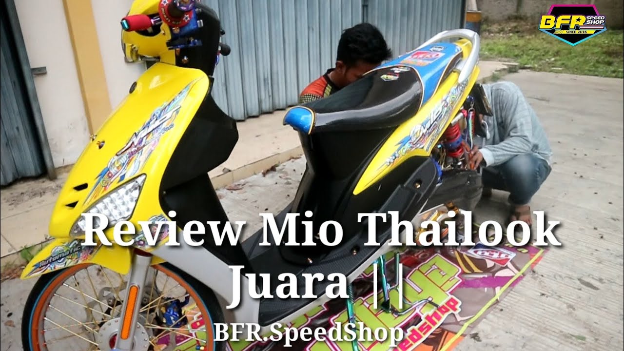 Review Mio Thailook Juara 2 | Sriwijaya Speed Shop Karawang