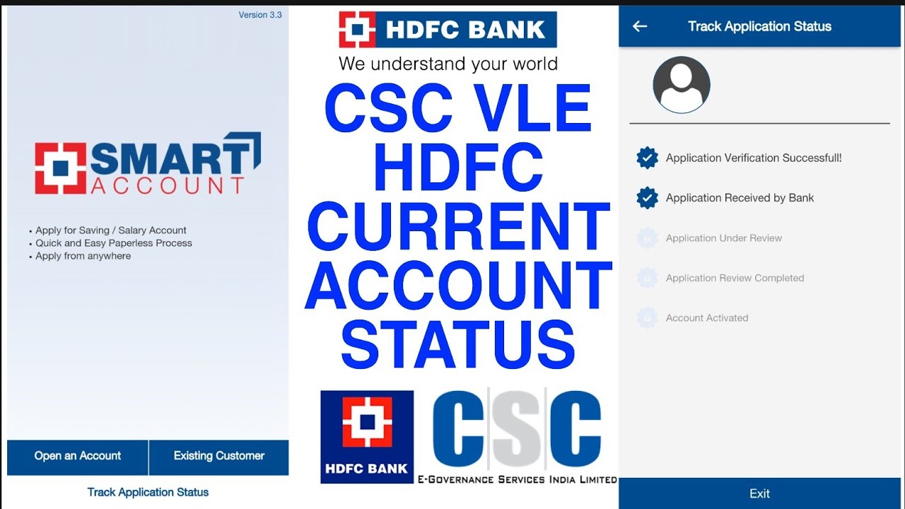 CSC HDFC BC CURRENT ACCOUNT OPENING  STATUS || TECH MIND