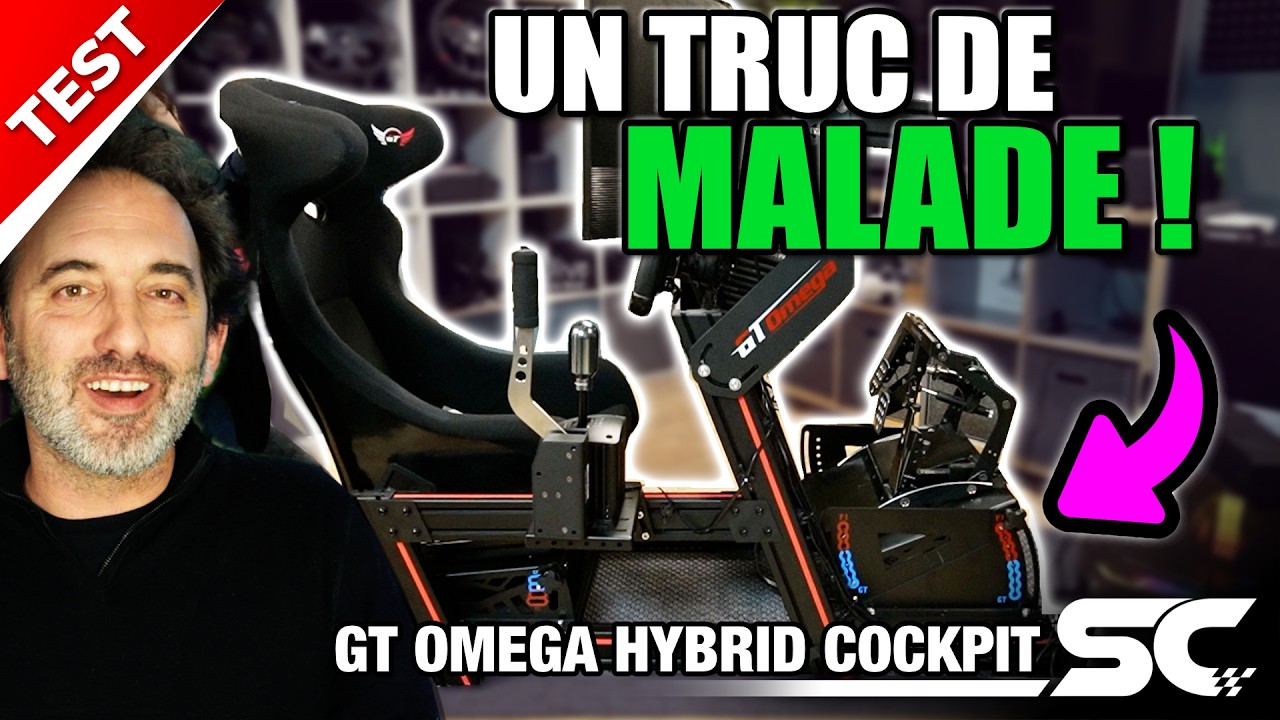 Test GT OMEGA HYBRID : Le cockpit Aluminium GT / F1 avec réglages faciles
