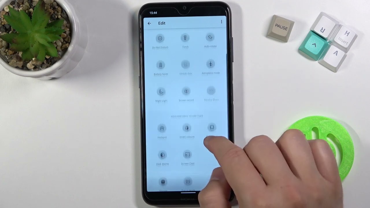 NOKIA G10 &ndash; Open Quick Settings Menu & Customize Notification Bar Icons