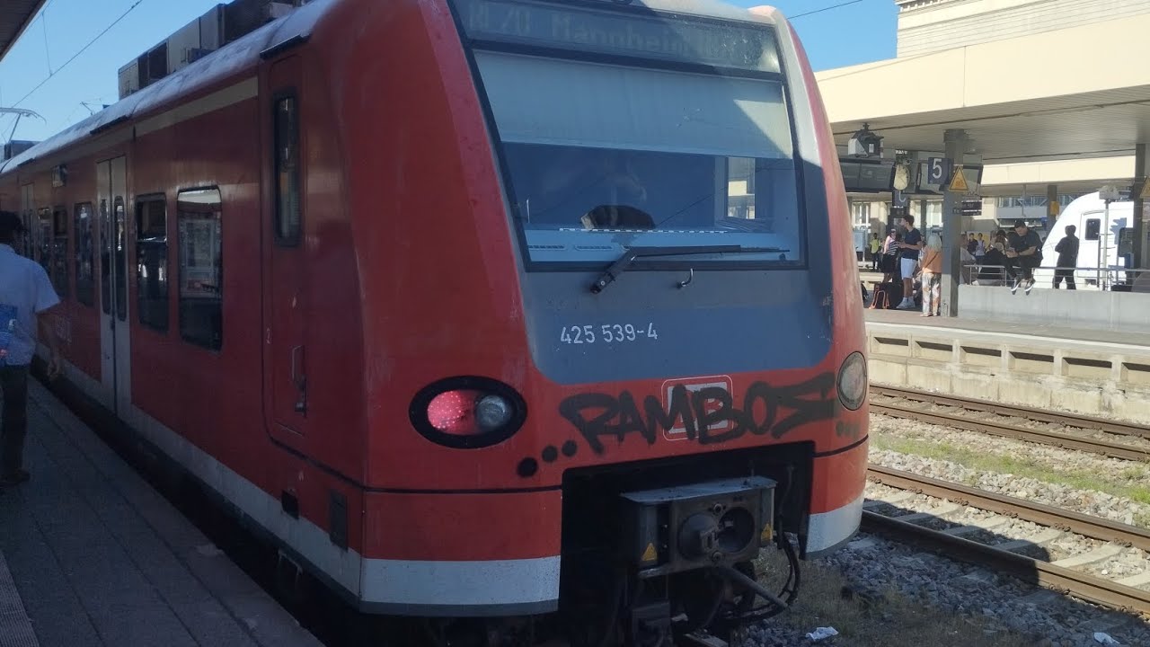 Mitfahrt EX S-Bahn Rhein-Neckar & EX DB NRW RE11, RB27 & RB48 (BR425) | RE70 Mannheim - Frankfurt