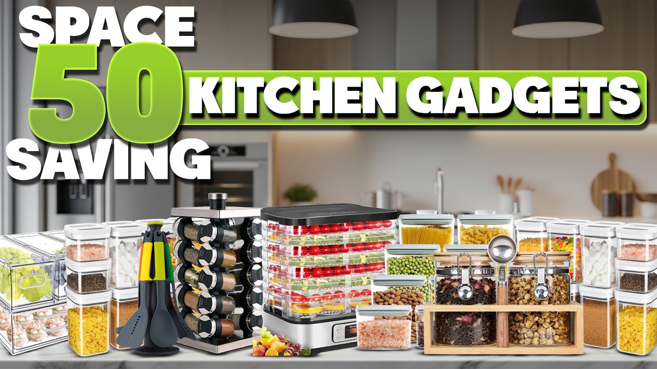 50 Genius Space Saving Kitchen Gadgets on Amazon for Cooking Lovers