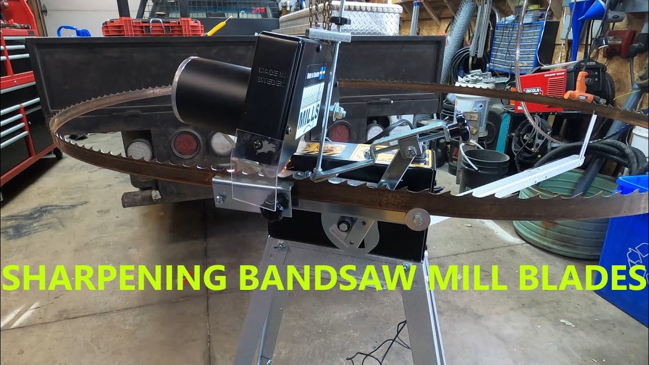 Woodland Mills Bandsaw Blade Sharpener - Assembly and Use
