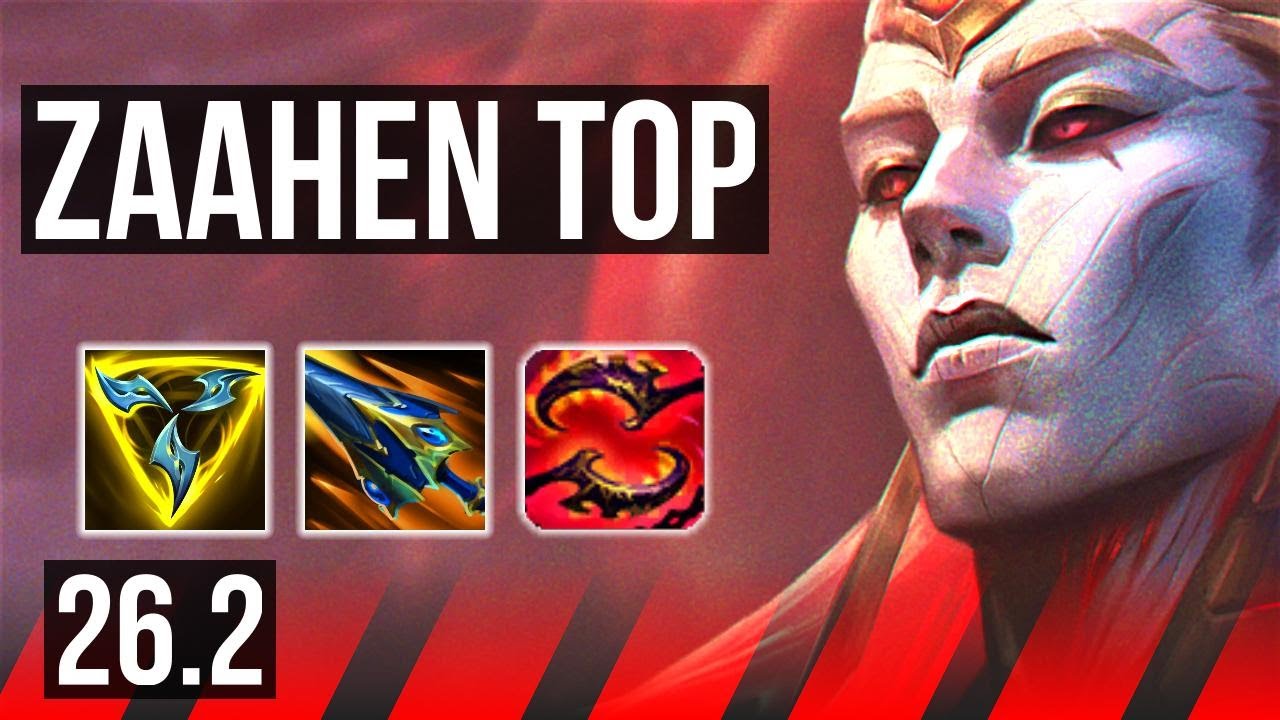 ZAAHEN vs FIORA (TOP) | Perfect KDA: 18/0/1 | KR Master | 26.2