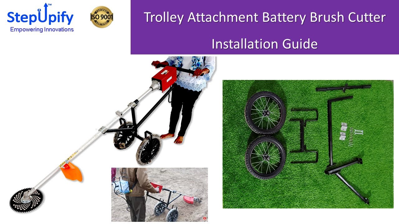 Trolley Attachment Installation Guide for Brush Cutter